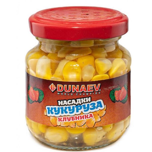 Насадка стеклобанка Dunaev Кукуруза 100мл Клубника
