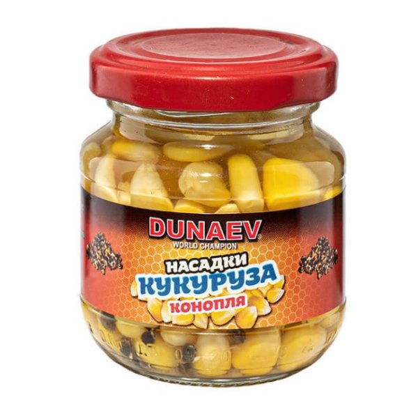 Насадка стеклобанка Dunaev Кукуруза 100мл Конопля