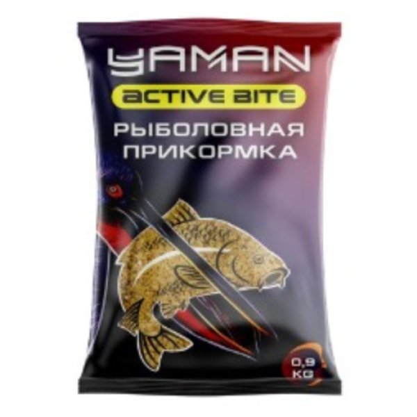Прикормка Yaman Active Bite Лещ (жареные семечки), 900 г