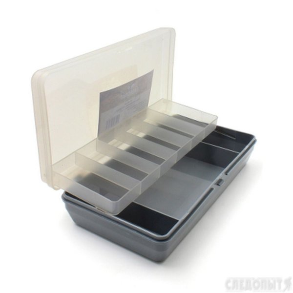 Ящик СЛЕДОПЫТ для мелочей, мал., с подъемными полками, 210*110*50 мм/56/