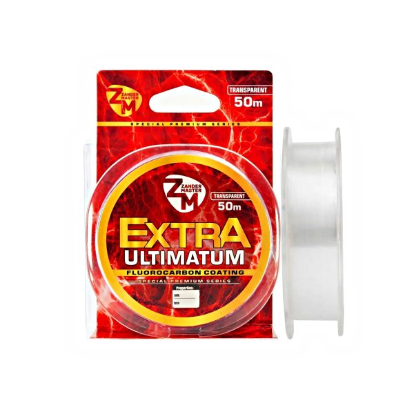 Леска ZanderMaster EXTRA Ultimatum Ø - 0,203мм, тест 7,8кг, 50м