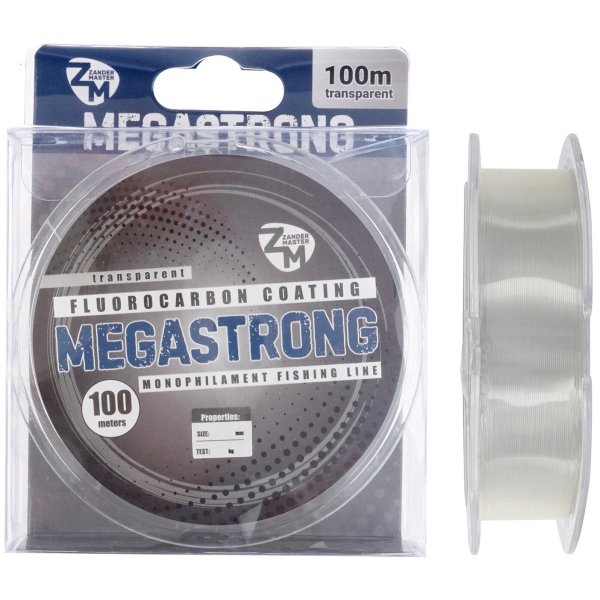 Леска ZanderMaster Megastrong. Ø - 0.148мм, тест 3,3кг, 50м