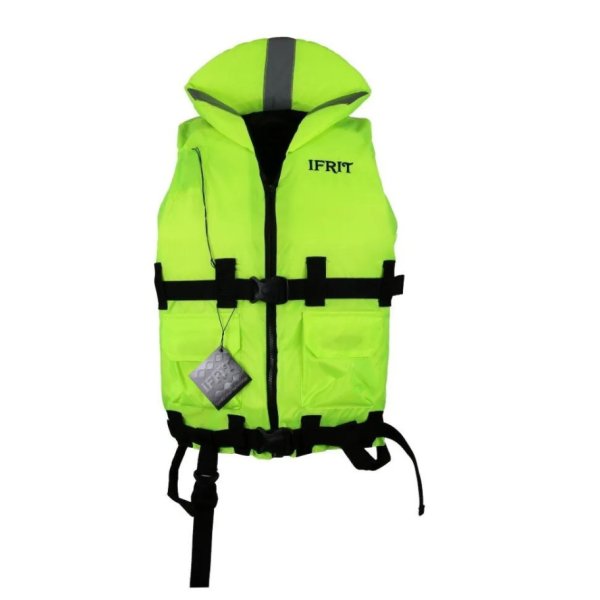 Спасательный жилет IFRIT 90 (лайм, 90 кг)