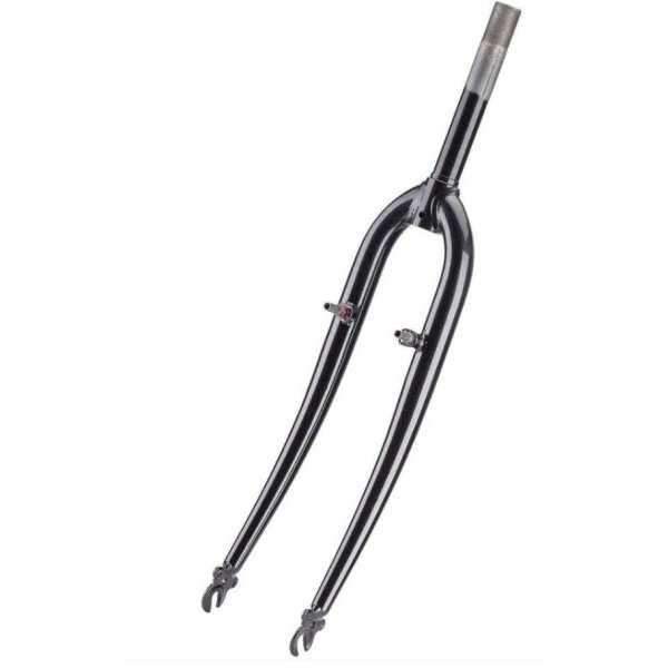Вилка 28 жесткая, 1х164мм, V-brake стальная (Stels Navigator 310) черная