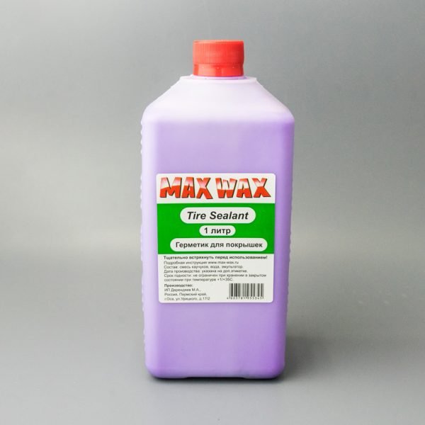 Герметик для велошин MAX WAX Tyre Sealent фиолетовый, 1 л