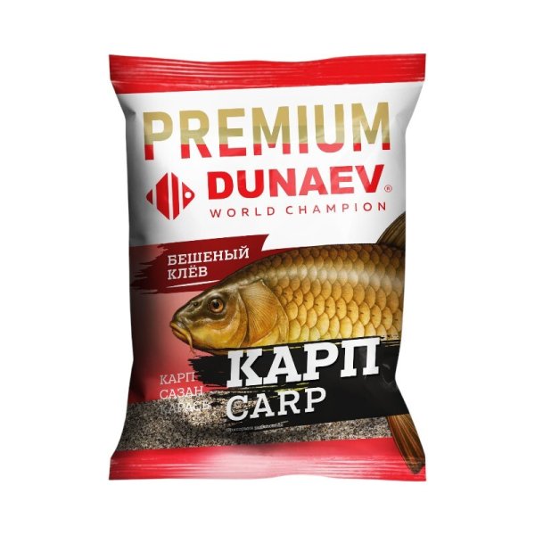 Прикормка DUNAEV-PREMIUM 1кг Карп-Сазан Жареный арахис