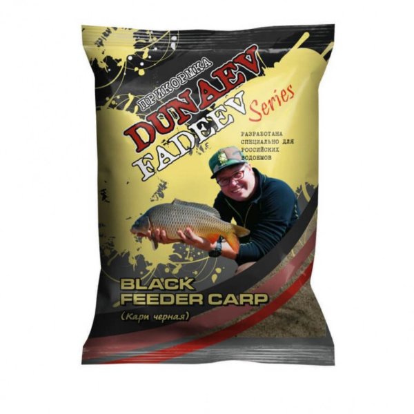 Прикормка DUNAEV-FADEEV 1кг Feeder Carp Black