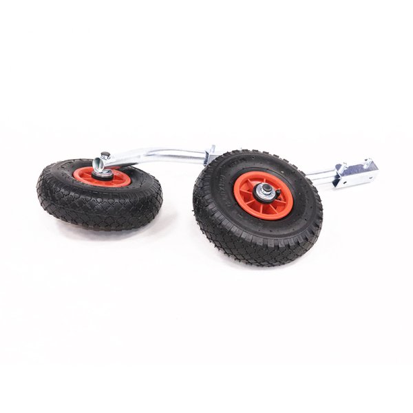 Колеса транцевые СЛЕДОПЫТ 40 см, хром, быстросъемные (комплект)/8/