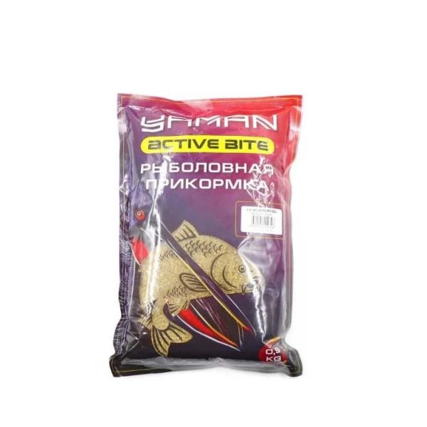 Прикормка Yaman Active Bite Лещ-Плотва Big Fish, цв. чёрный, 900 г/15/