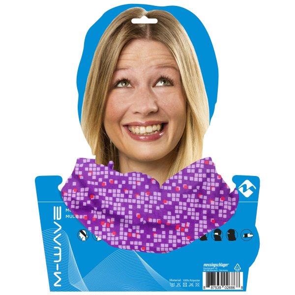 Бандана M-WAVE PURPLE SQUARED
