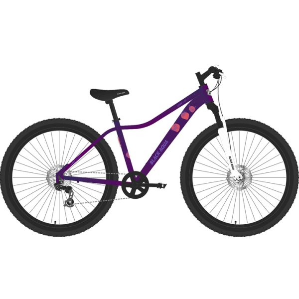 Велосипед BLACK AQUA Lady 2751 MD, колесо 27,5, хамелеон, рама 16