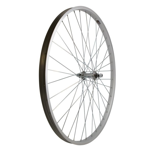 Колесо переднее 28, обод алюминий, одинарный, гайки