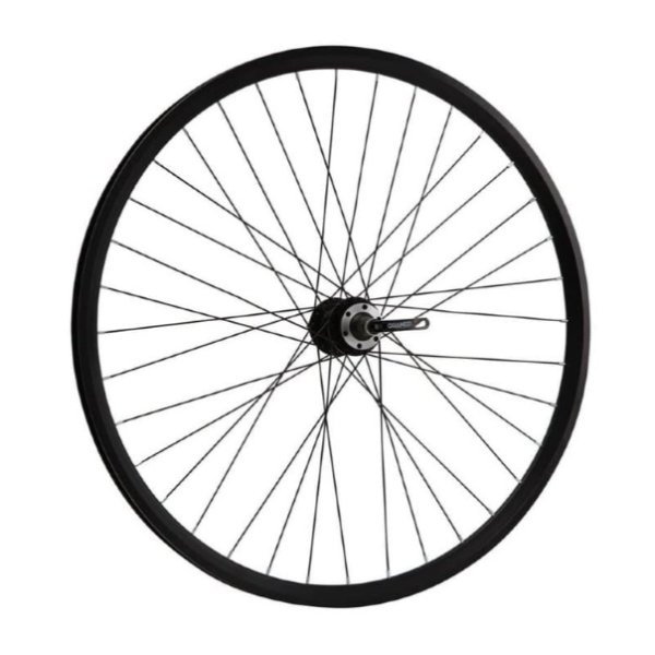 Колесо переднее 27,5, двойной обод, под дисковый тормоз, втулка сталь/гайки