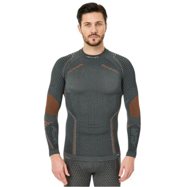 Футболка с длинным рукавом Accapi Ergoracing Anthracite/Orange (US:XS-S)