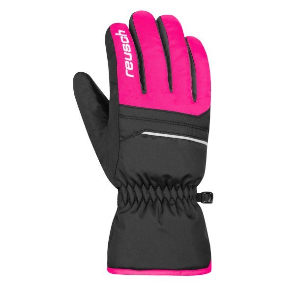 Перчатки REUSCH Alan Junior Black/Pink Glo (дюйм:3,5)