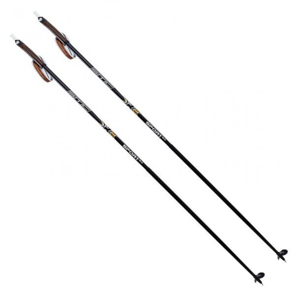 Палки лыжные гибридные STC Sport 35% Карбон (160см)