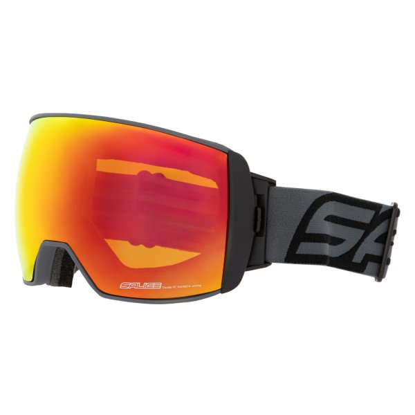 Очки горнолыжные Salice 605DARWF Charcoal/Darw Red S3, S2