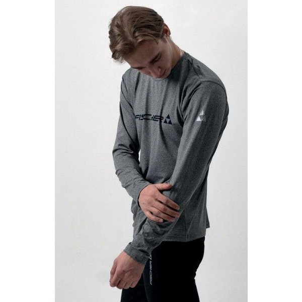 Лонгслив мужской FISCHER Logo Long (S) 46