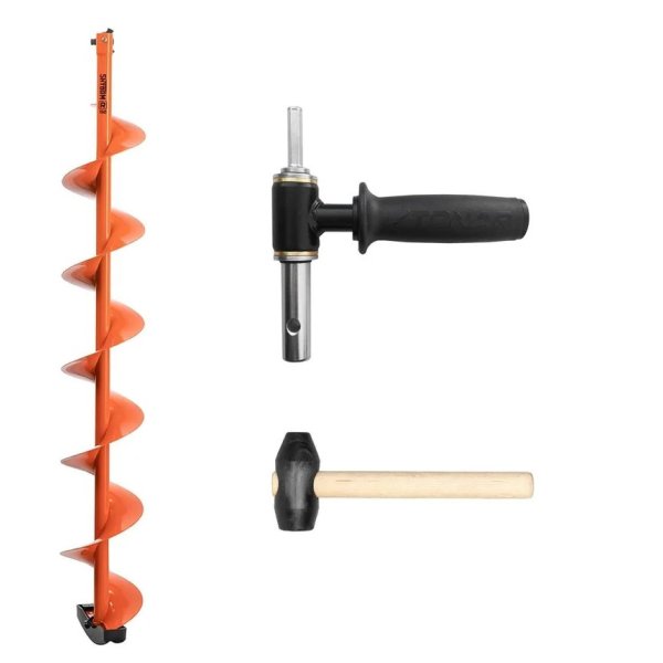 Комплект под мотобур шнек Тонар MOTOSHTORM 150R+адаптер+АШ-02+молоточек (T-SMS150R-ASH-02)