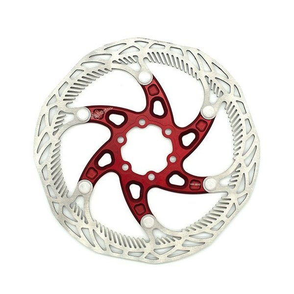 Тормозной диск Neutrino на пауке 180мм, красный