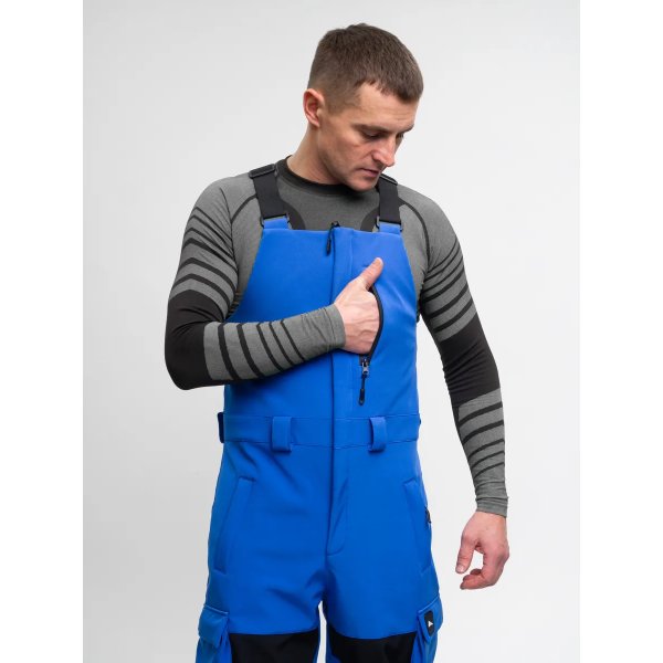 Полукомбинезон горнолыжный SAIMAA, мужской, синий (XL)