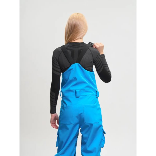 Полукомбинезон горнолыжный SAIMAA, женский, голубой (S)
