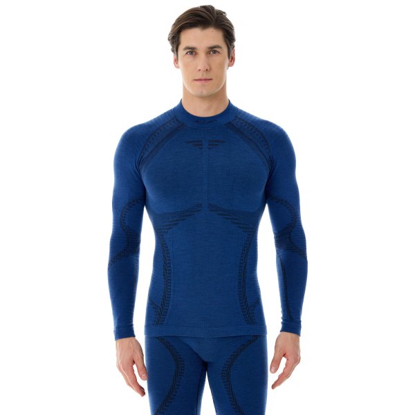 Футболка с длинным рукавом Accapi Ergowool Blue/Black (US:XL-XXL)