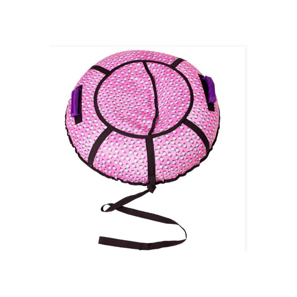 Тюбинг Вихрь Оксфорд 120 (Зайки на розовом)