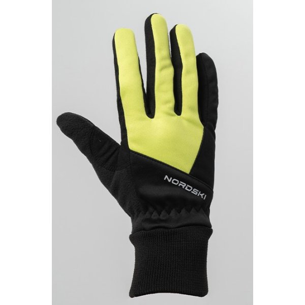 Перчатки Nordski Motion Black/Lime WS (10-L)
