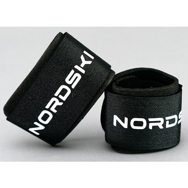 Манжеты-липучки для лыж Nordski Black/White