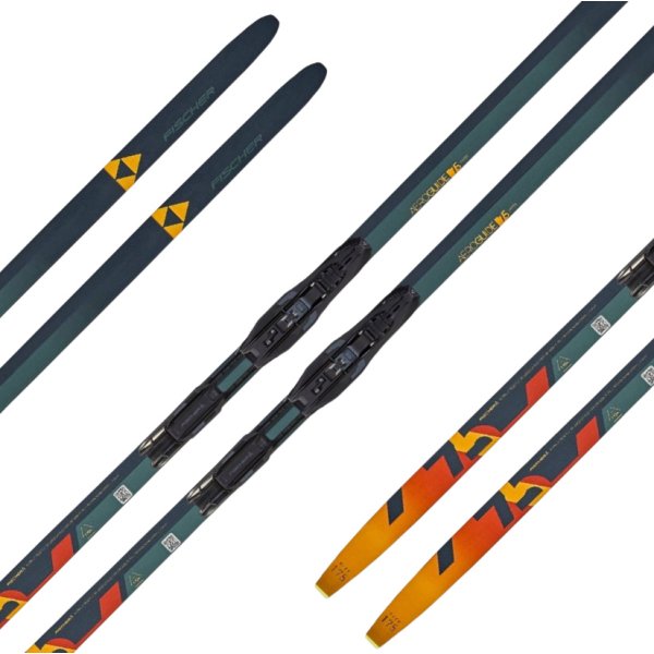 Лыжи FISCHER AEROGUIDE SKATE 75 (с креплениями S60524) (185см) арт.NP27324 (FA 101)