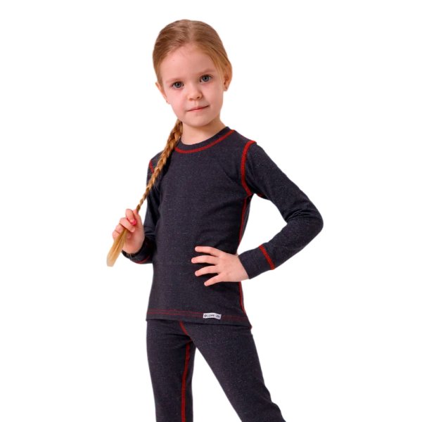 Комплект термобелья ICEWIND детский серый р-р. 164-170