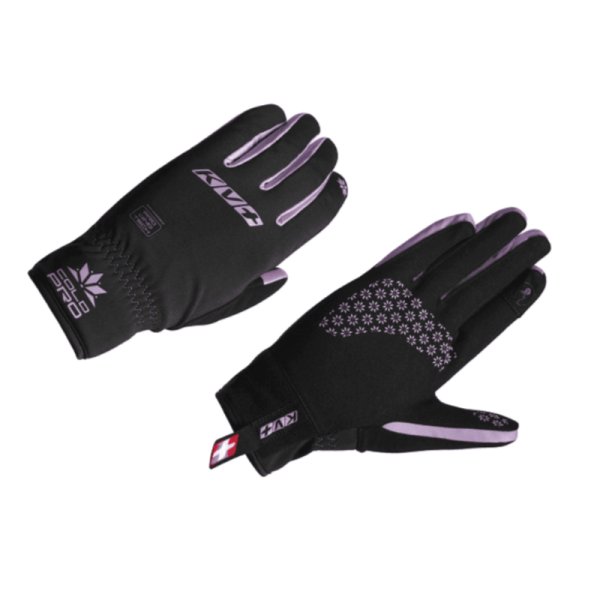 Перчатки лыжные KV+ COLD PRO cross country gloves blacklilac, размер М