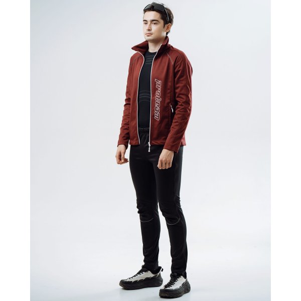 Разминочный костюм мужской PROTEAM Basic 2.0, марсала, L