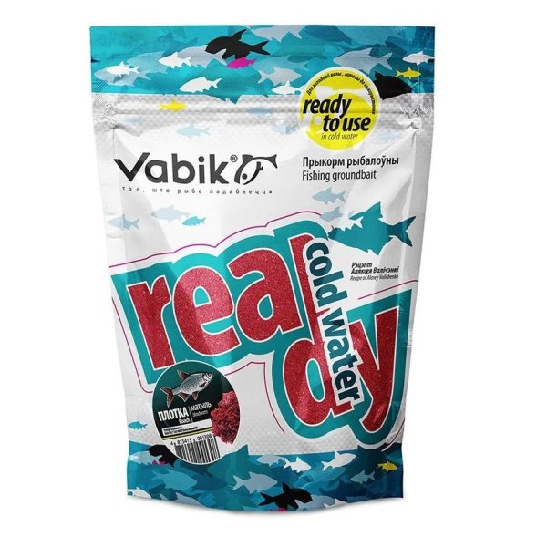 Прикормка Vabik READY COLD WATER Плотва Мотыль 750гр