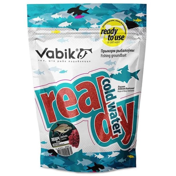 Прикормка Vabik READY COLD WATER Лещ Мотыль 750гр