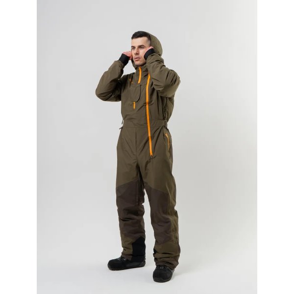 Комбинезон горнолыжный SAIMAA, мужской, оливковый (XXL)