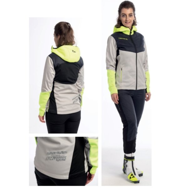 Куртка женская FISCHER Hybrid (сер.) р-р 50 (XL)