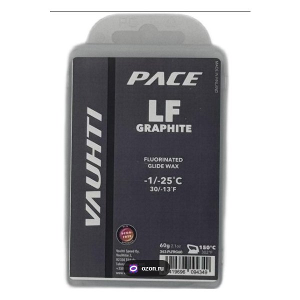 Парафин VAUHTI LF GRAPHITE -1/-25 °С, 60г.