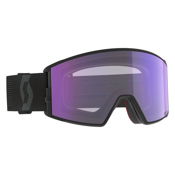 Маска горнолыжная SCOTT Ambit LS mineral black/white/AMP LS blue chrome S2-4