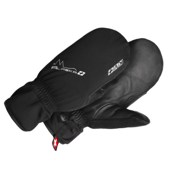Варежки KV+ ALASKA cross country gloves black, размер S