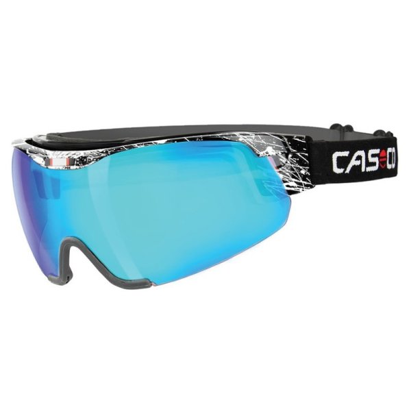 Очки CASCO Spirit Carbonic Splatter black-bluemirror M