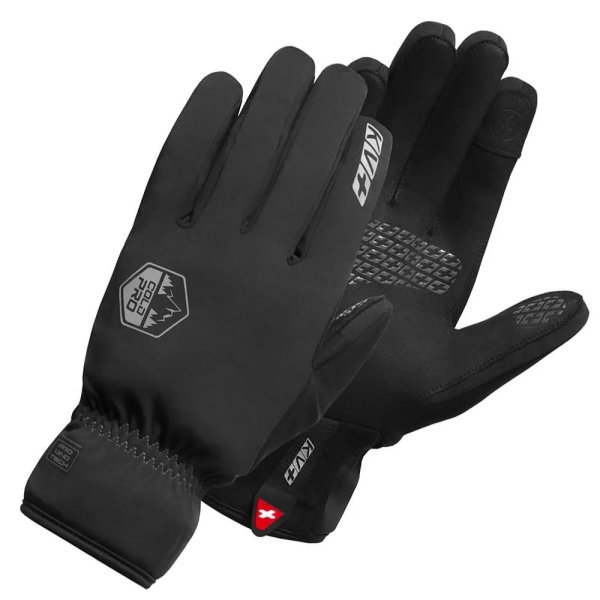 Перчатки лыжные KV+ COLD PRO black, размер XXL