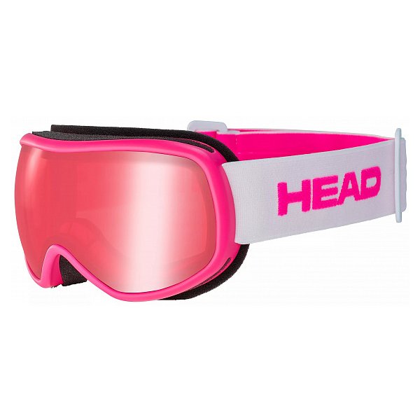 Маска горнолыжная HEAD NINJA JUNIOR pink/red tint