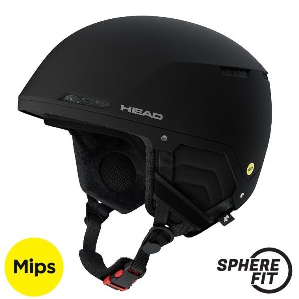 Шлем горнолыжный HEAD FAERO MIPS black (M/L)