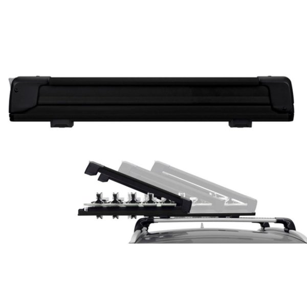 Крепление для перевозки лыж/сноубордов THULE SnowPack Extender 732-5 (лыж5/сноуборд2), цвет черный