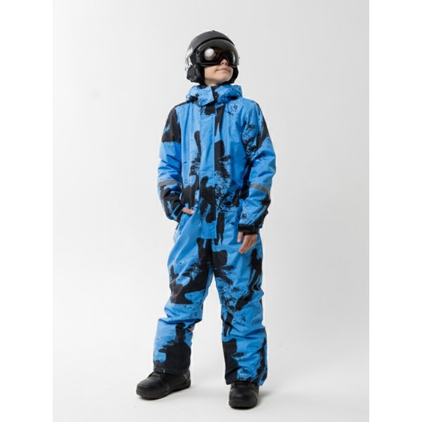 Комбинезон Saimaa, голубой с черным, 152-158