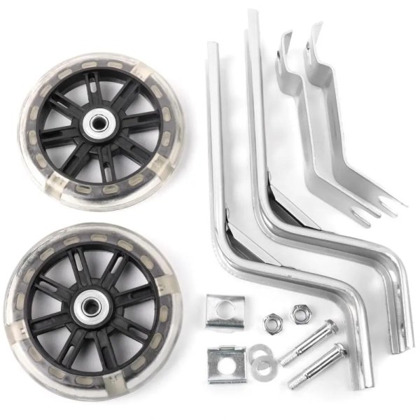 Колеса приставные Vinca Sport 12-20 стал 12-20 c подшипниками ABEC7 с подсветкой