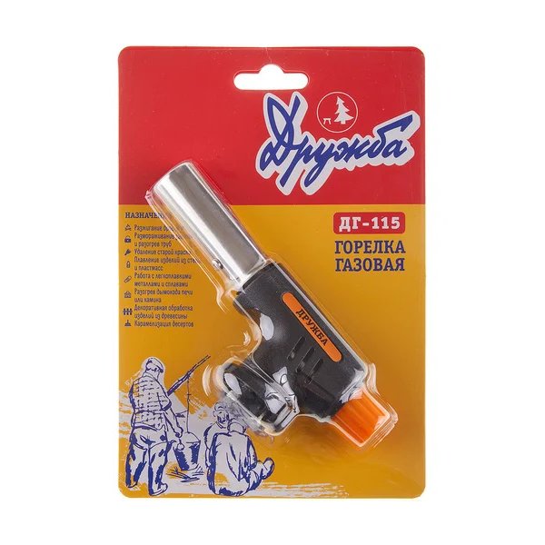Горелка газовая газовая с пьезоподжигом ДРУЖБА (ДГ-115)