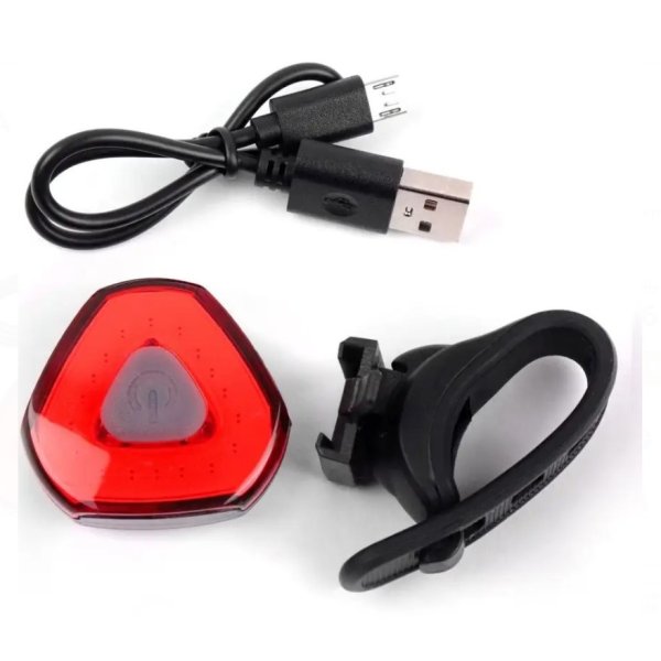 Фонарь задний Vinca Sport (3 режима работы, кабель USB для подзарядки в комплекте)